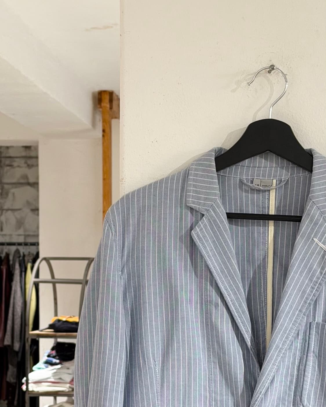 비비안웨스트우드 맨 블루 스트라이프 블레이저 상품이미지2