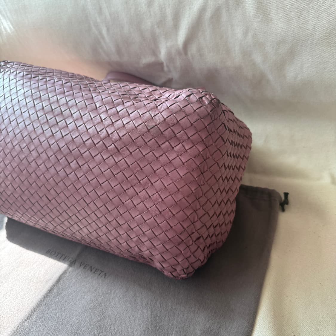 보테가 베네타 인트레치아토 fourre-tout 인디핑크 토트백 상품이미지4