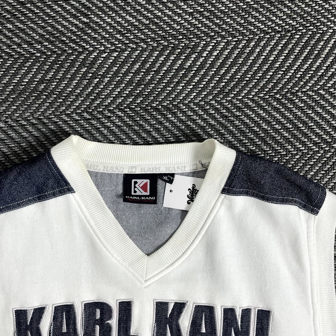 00s 칼카니 y2k 빅로고 스웻 베스트o 2864 상품이미지4