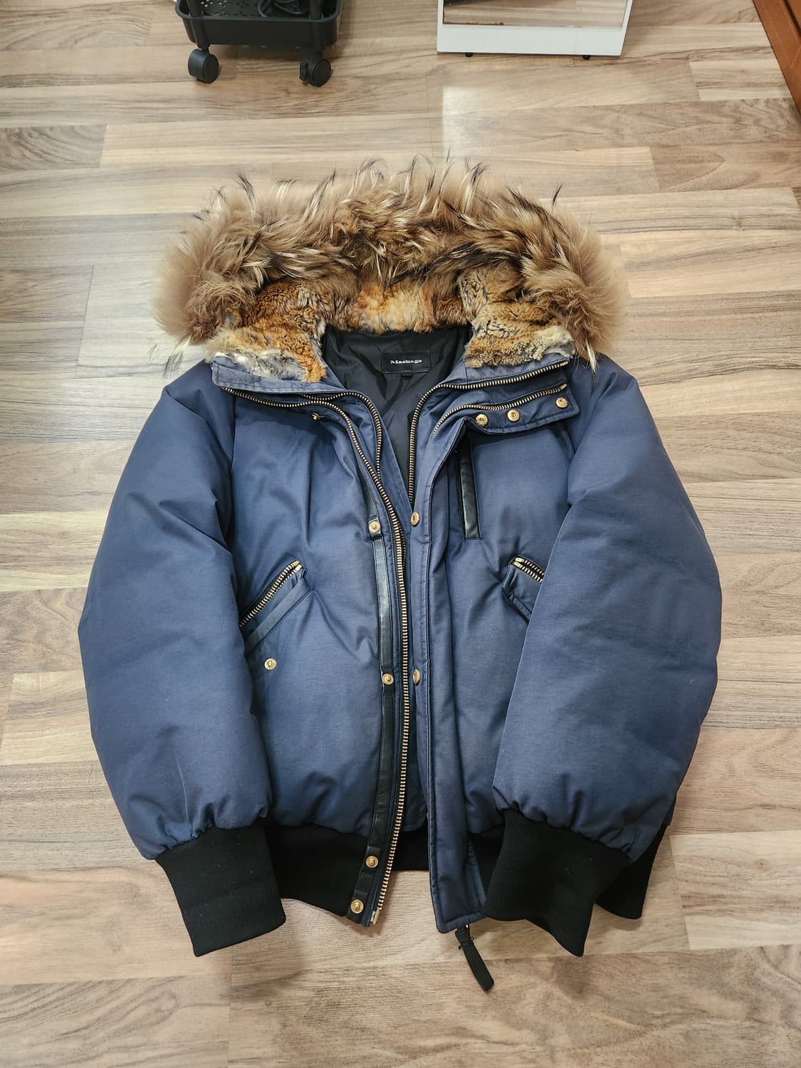 맥케이지 딕슨 금장 네이비 패딩 상품이미지1