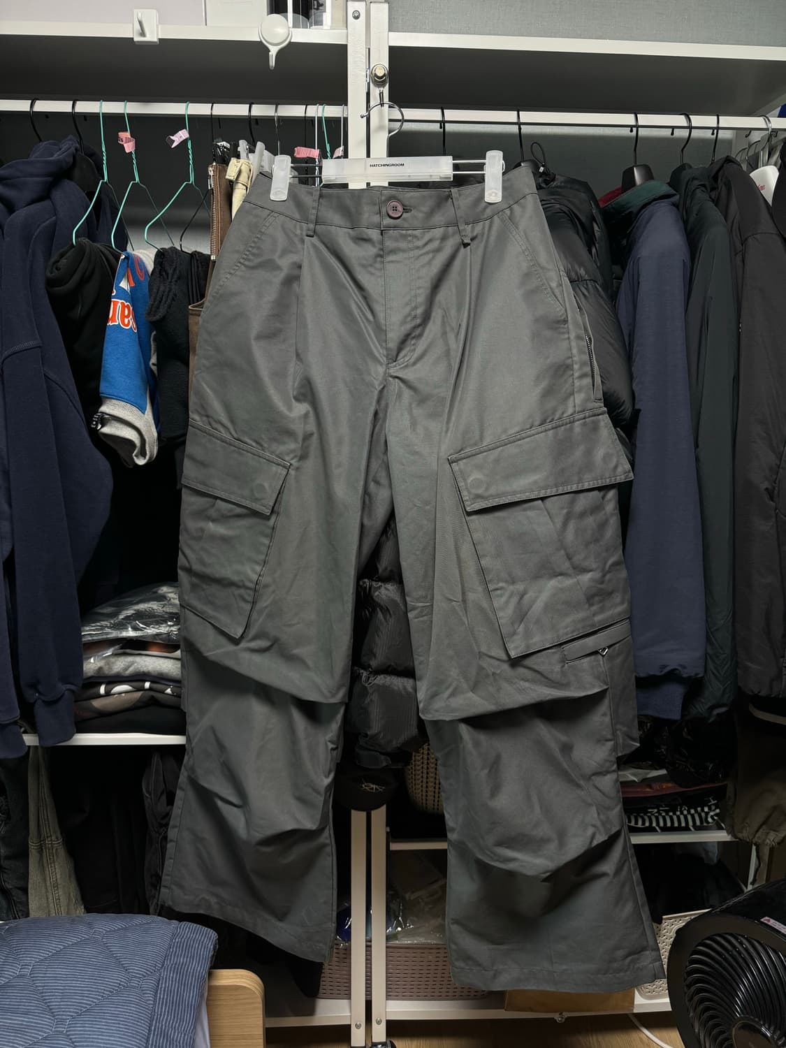 yiyae 이예 카고팬츠 차콜 상품이미지1