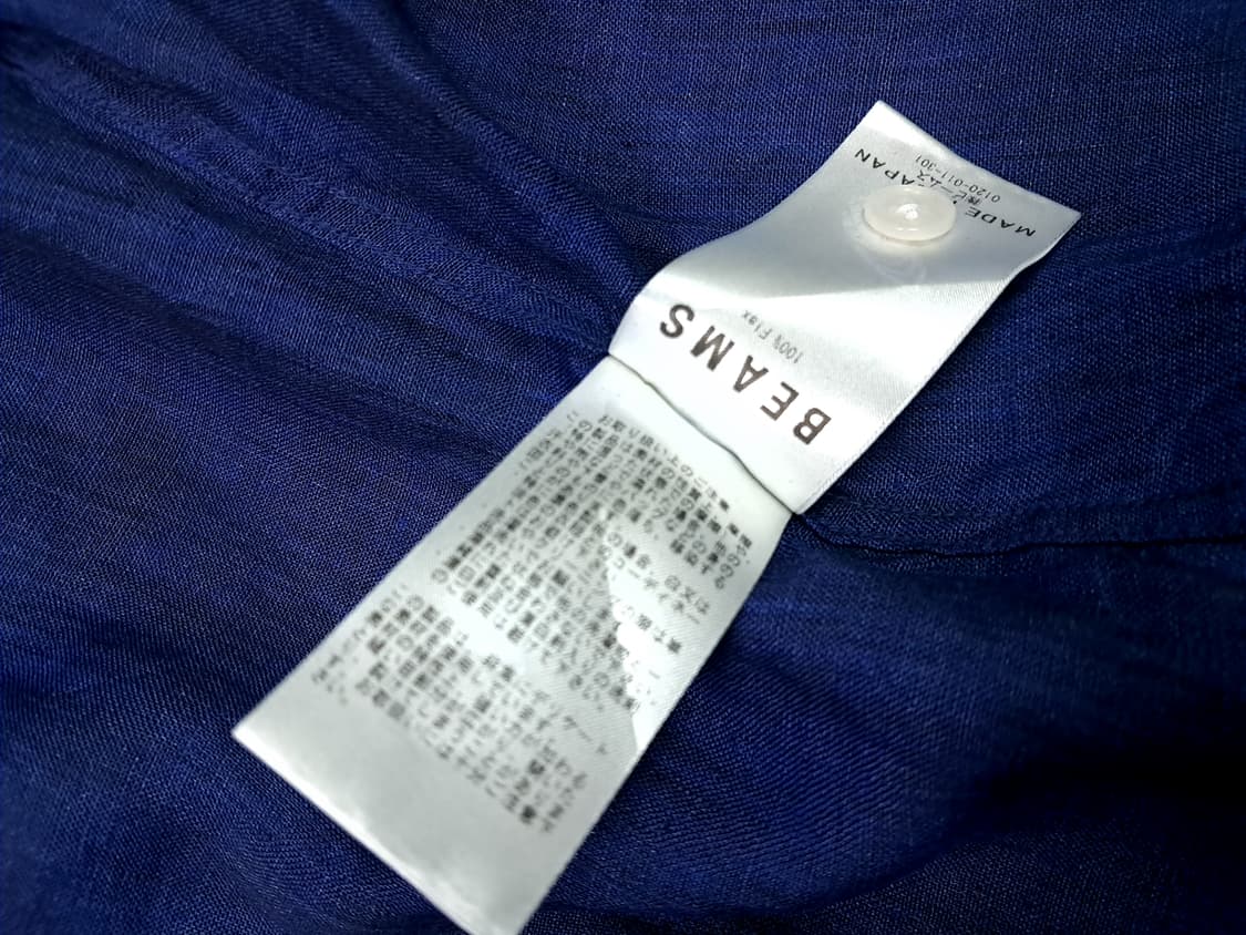 택새제품 오리지날 빔즈 BEAMS 린넨 셔츠 상품이미지6