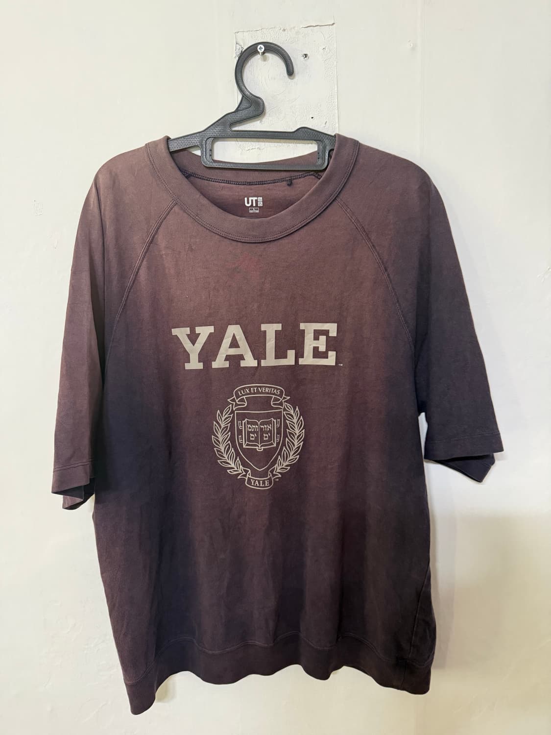 빈티지 유니클로 UT YALE 반팔 맨투맨 상품이미지1