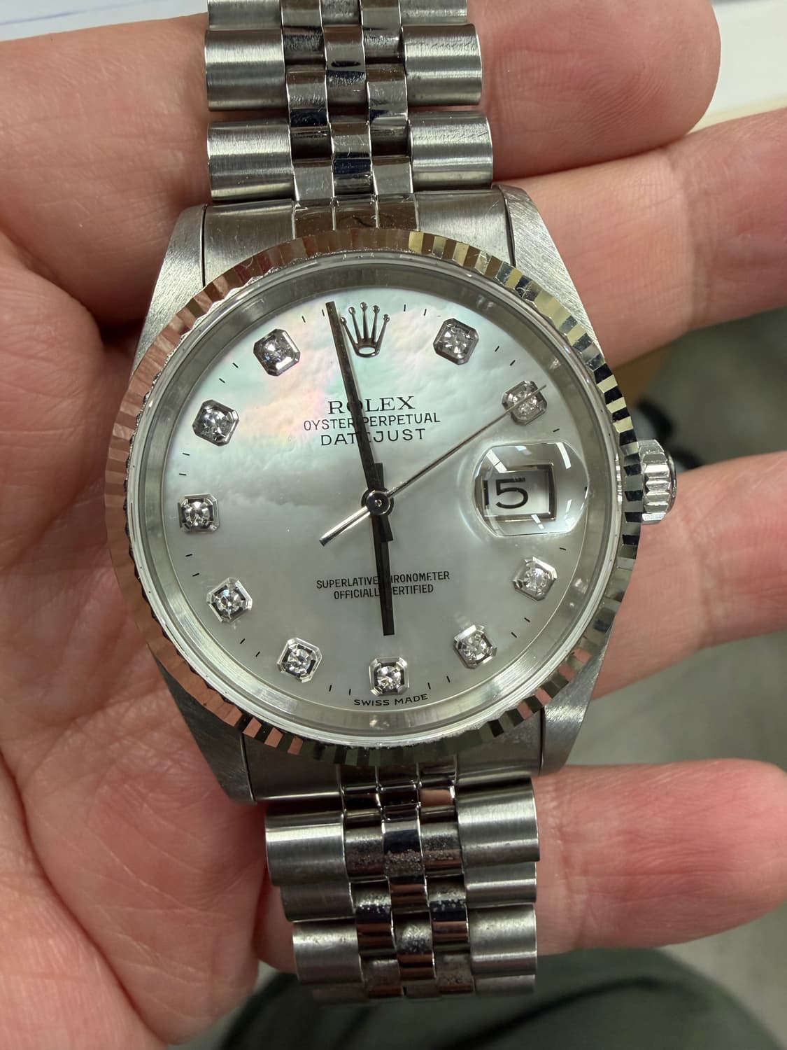 풀셋 롤렉스 16234 자개 다이얼 10포인트 다이아 상품이미지1