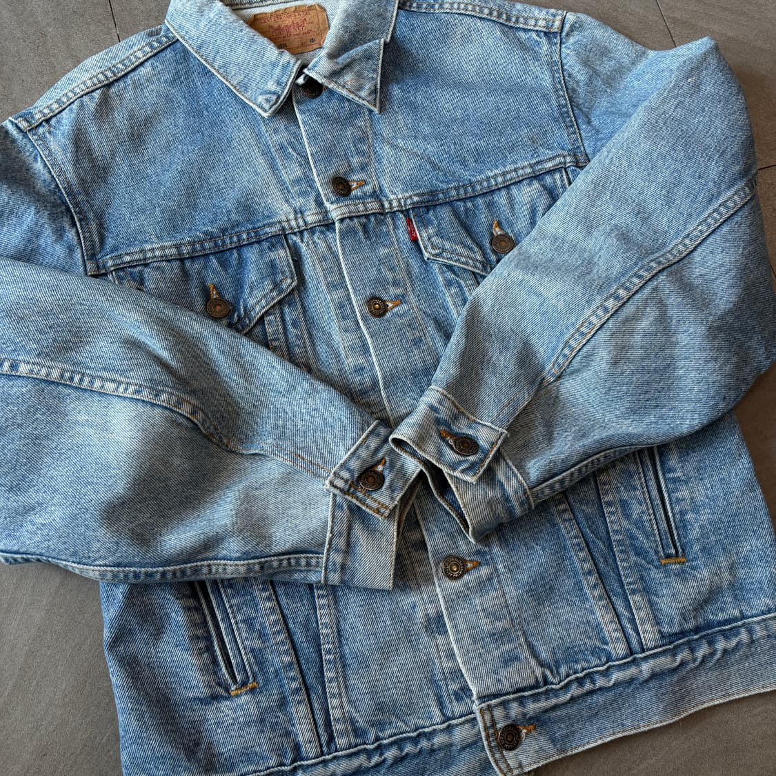 90s 90년대 미국 생산 리바이스 데님 자켓  상품이미지8