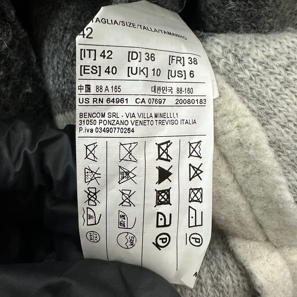 시슬리 스트라이프 하프코트 상품이미지5