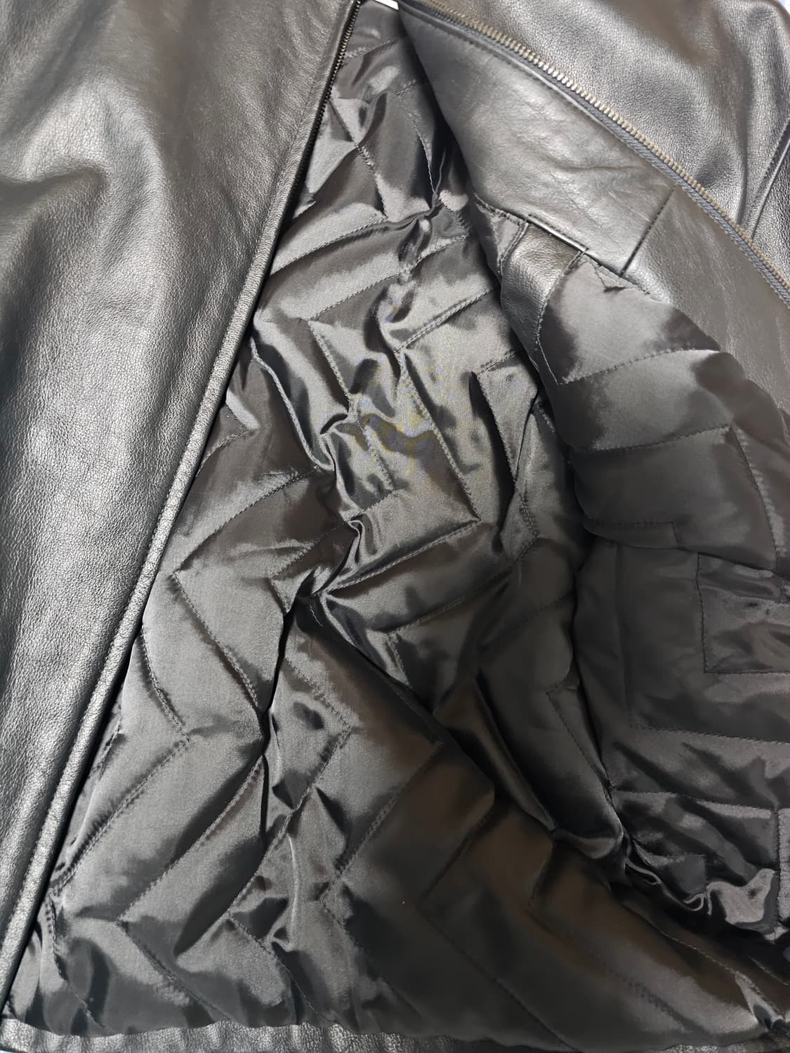 올드갭 블루라벨 가죽 블루종 XL 상품이미지4