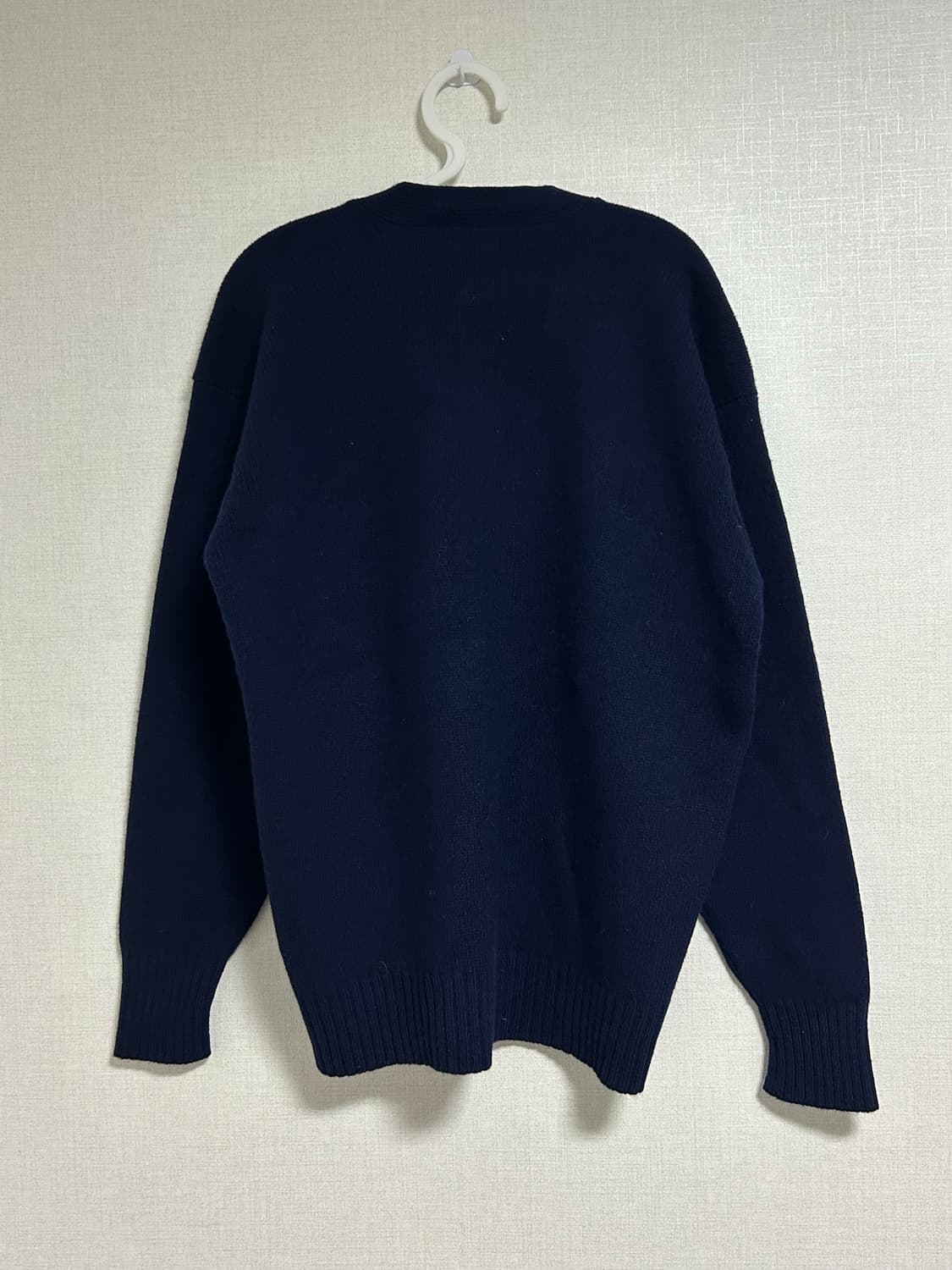 폴로 랄프로렌 오버핏 포켓 울 니트 가디건 네이비 95 M  상품이미지6