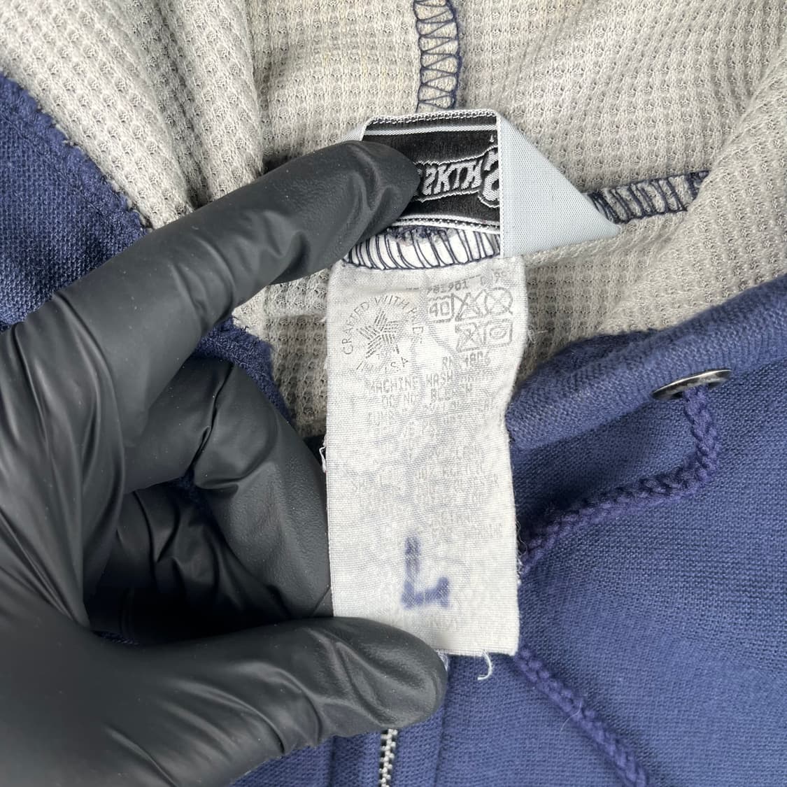 빈티지 Muleskins 라이트웨이트 써멀 후드집업 상품이미지4