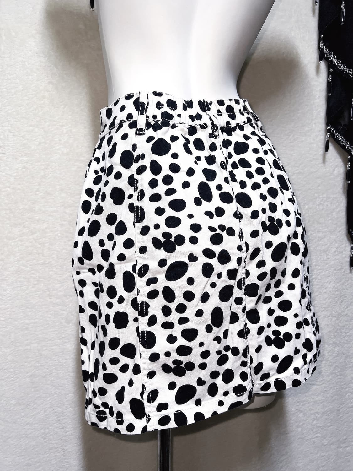 달마시안 도트 카우 호피 미니스커트 치마 y2k 와투케 펑크 키치 갸루 상품이미지2