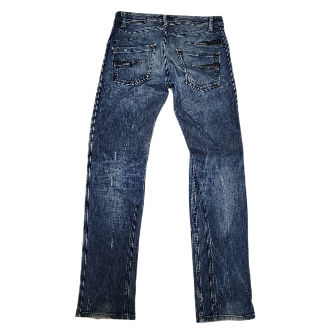 DIESEL DARRON 디젤 워시드 테이퍼드 데님팬츠 상품이미지1