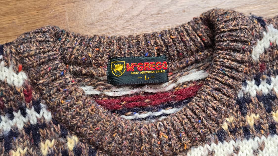 Mc Gregor 맥그리거 빈티지 니트 Made In Japan 상품이미지3