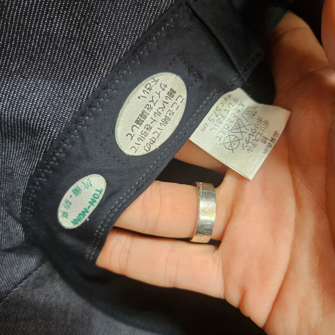 made in Japan 데님 셀비지 버킷햇 57.5 size 상품이미지3