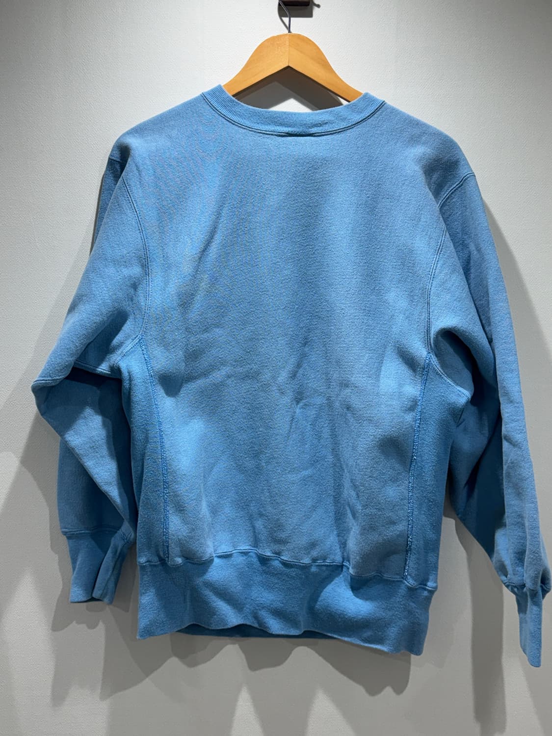 90s 챔피온 리버스위브 블루 스웻셔츠 상품이미지5
