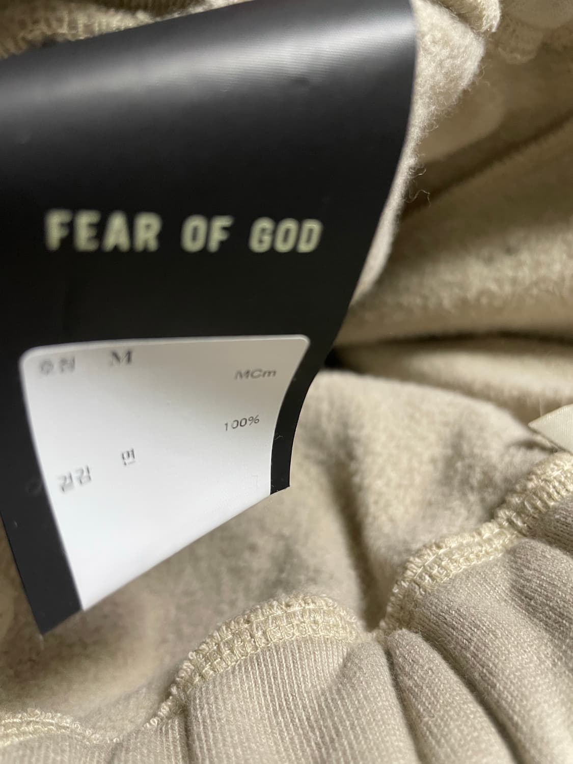 피어오브갓 남성 스웻팬츠 베이지 상품이미지4