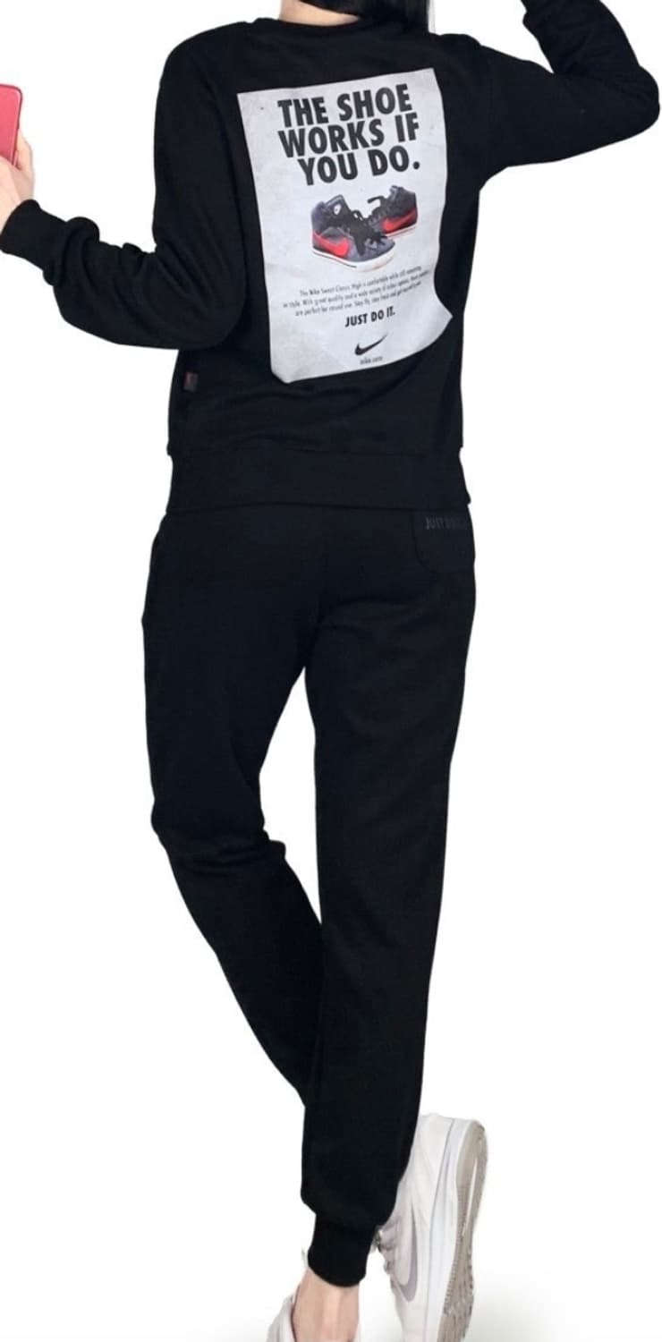 나이키 로고 맨투맨 세트 상품이미지1