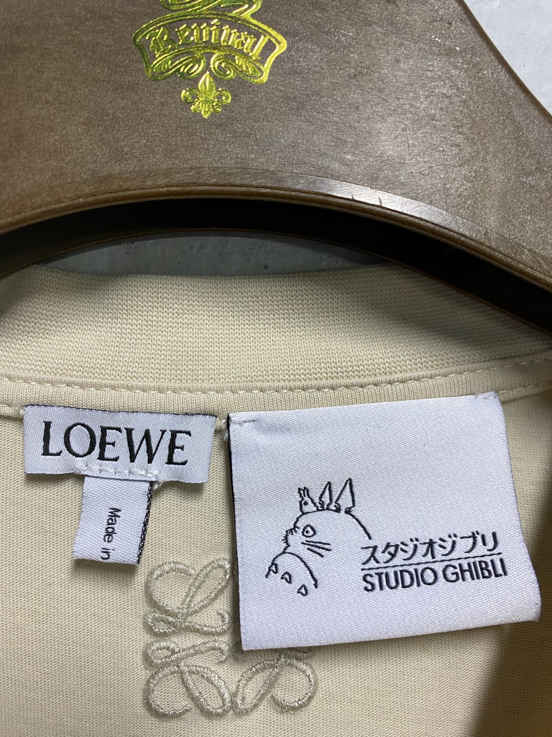 로에베 토토로 반팔티 M 상품이미지3