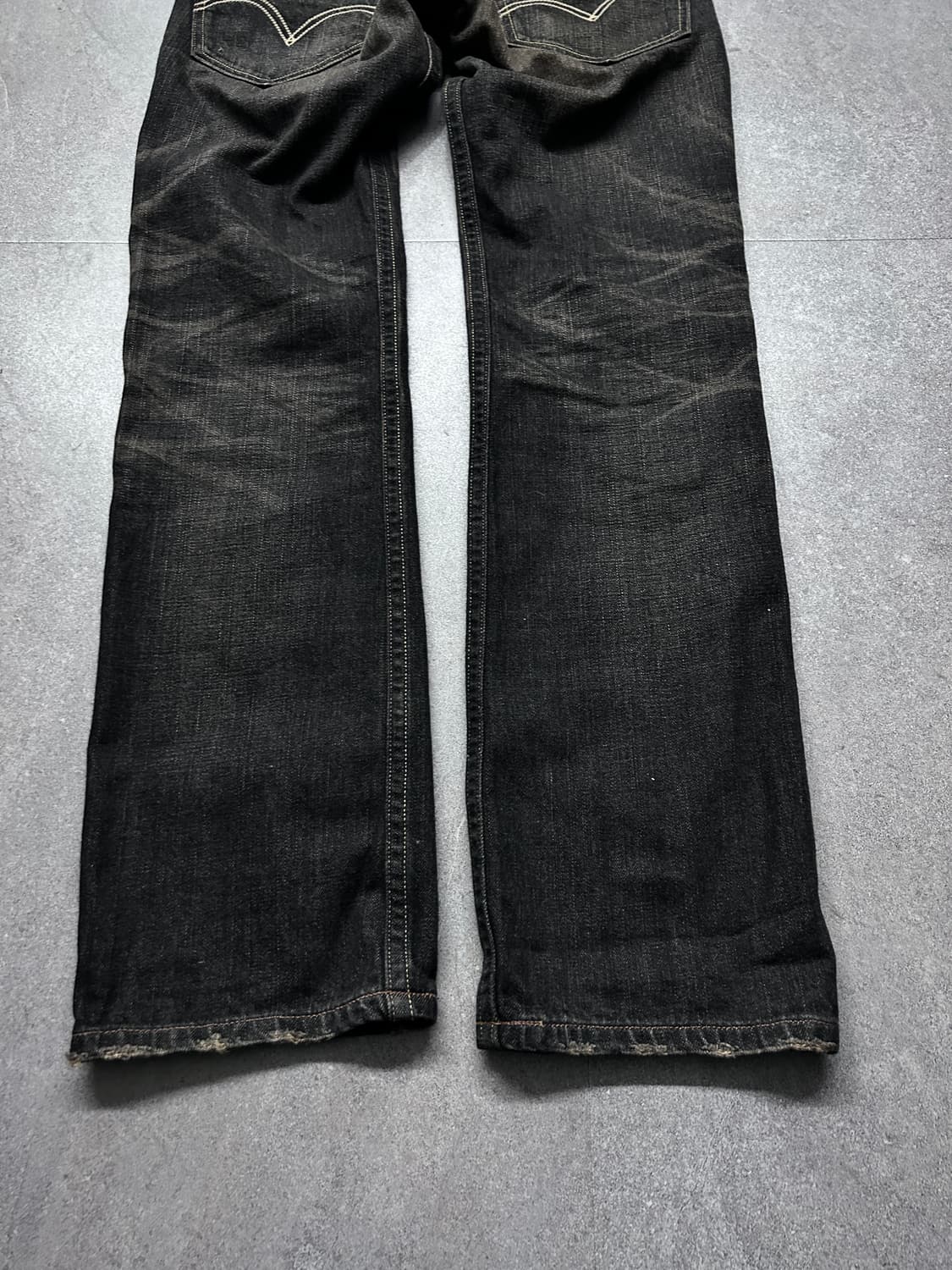 리바이스 502 잼스톤 워싱 스모키 데님 팬츠 상품이미지8