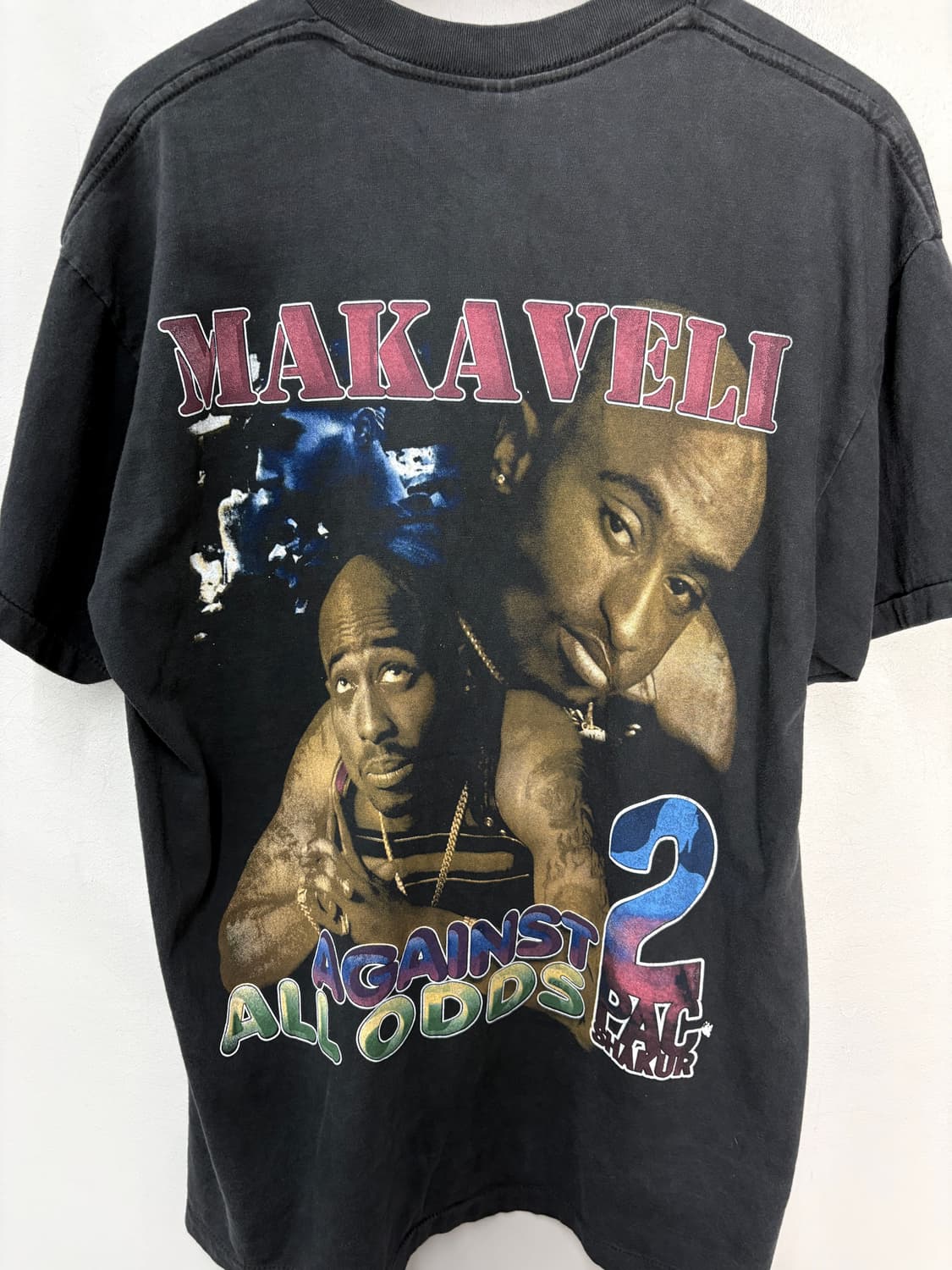 빈티지 투팍 샤커 락 프린팅 반팔 A3750 상품이미지5