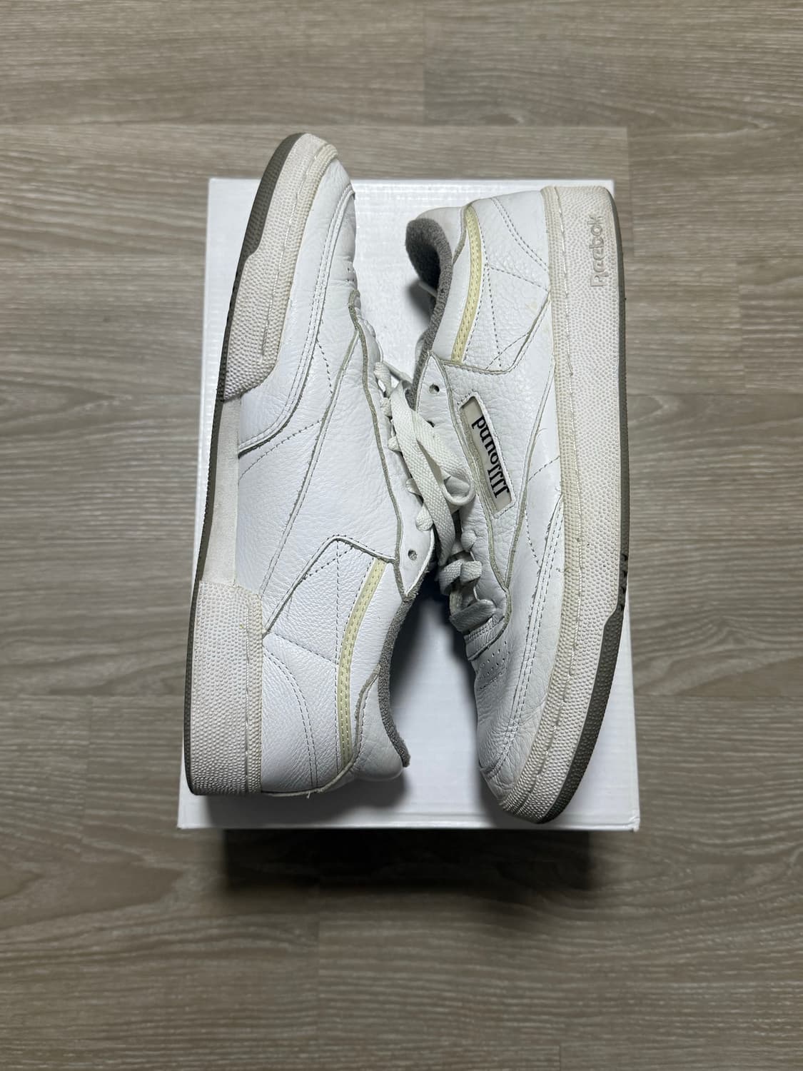 리복 자운드 클럽c 19ss 초판 White/Grey 270 상품이미지3