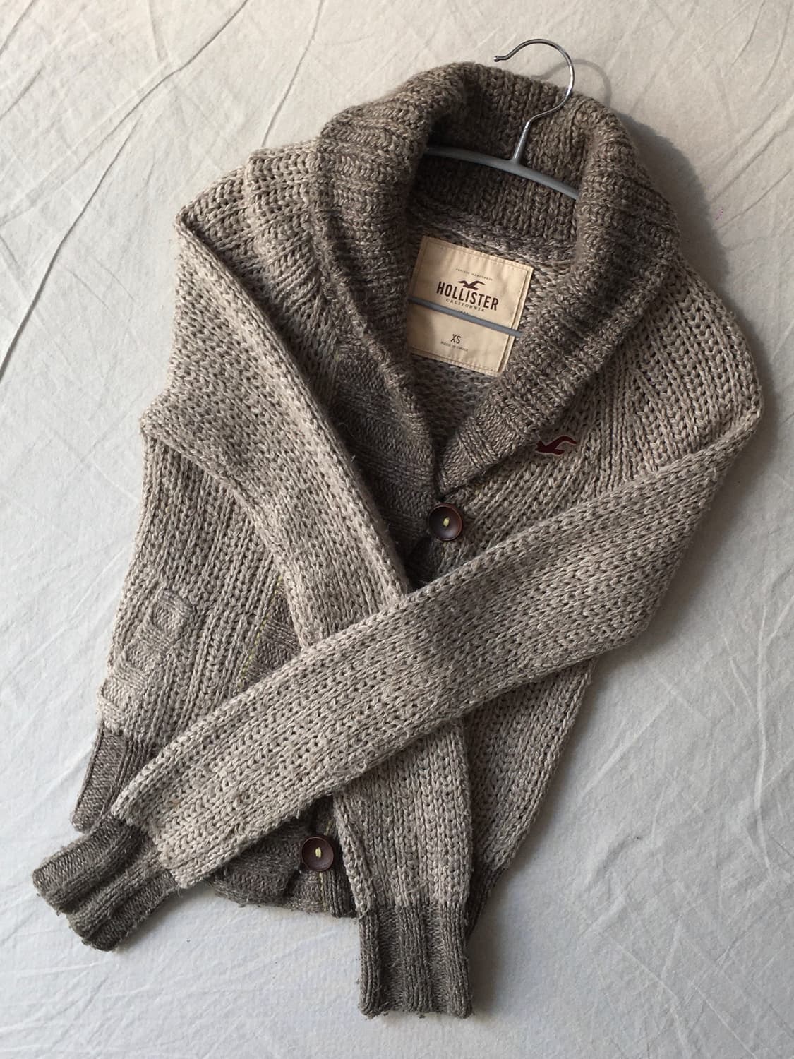 홀리스터 짜임패턴 가디건 상품이미지3
