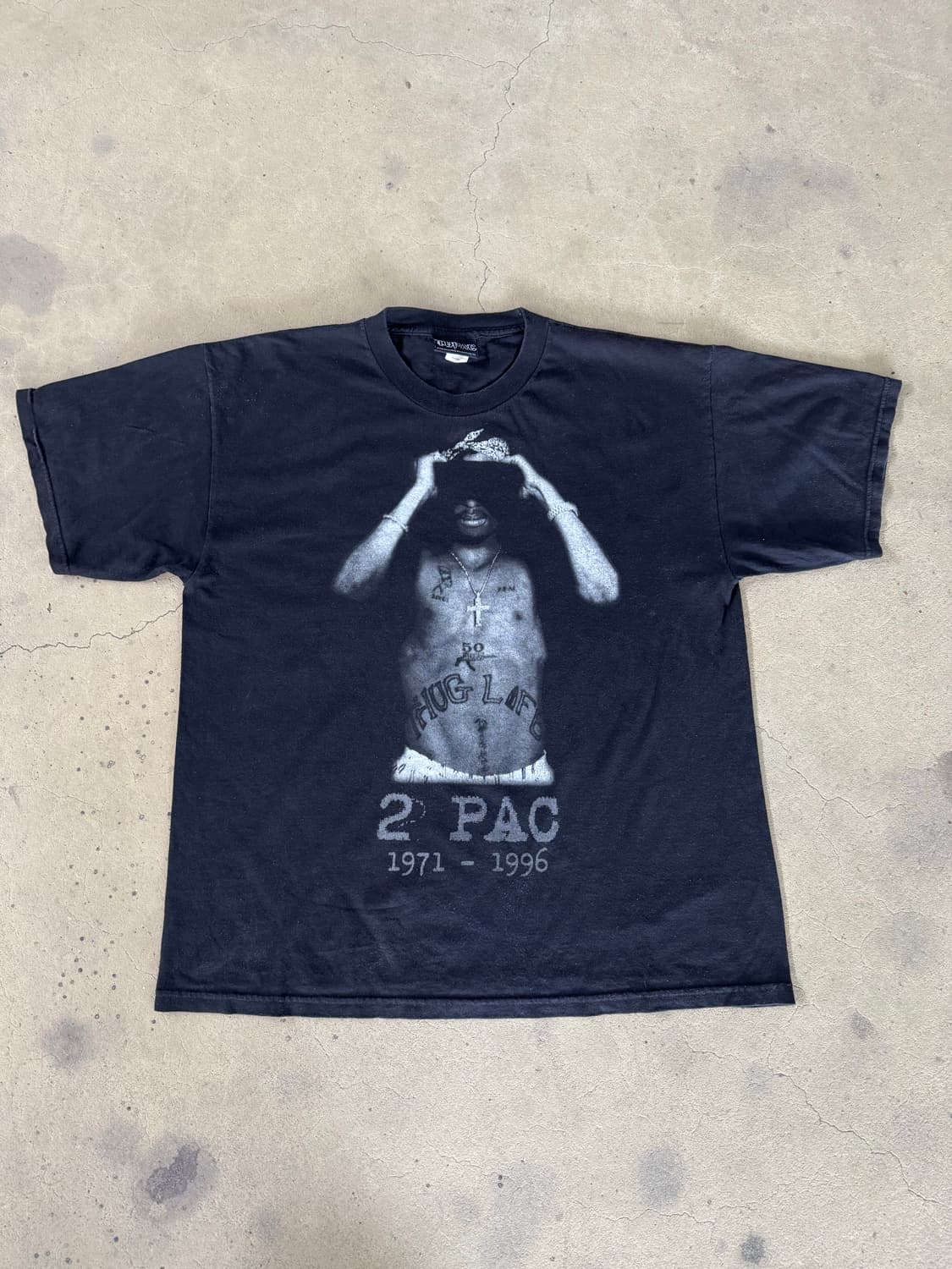 빈티지 2Pac 투팍 티셔츠 상품이미지1