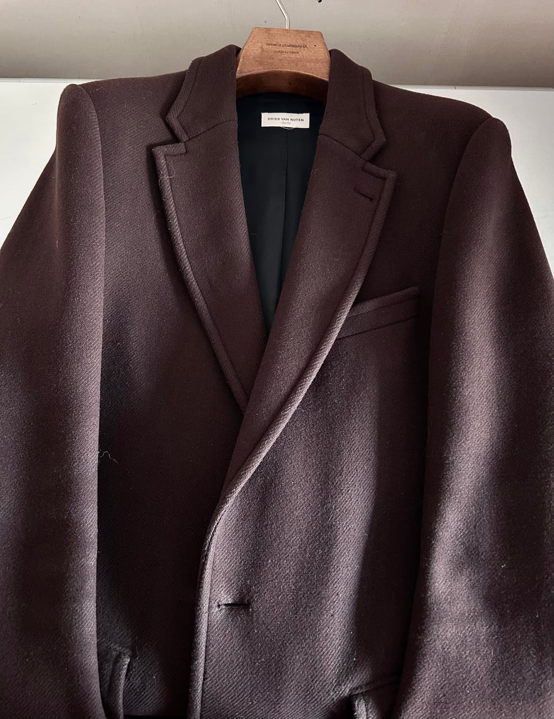 드리스 반 노튼 롱코트 상품이미지4