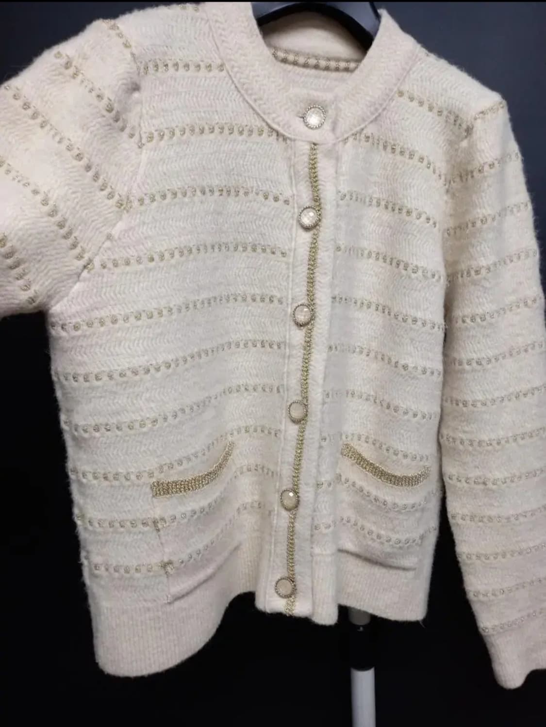 새 조르쥬레쉬 춘추동 딥베이지 가디건 77.88 상품이미지4