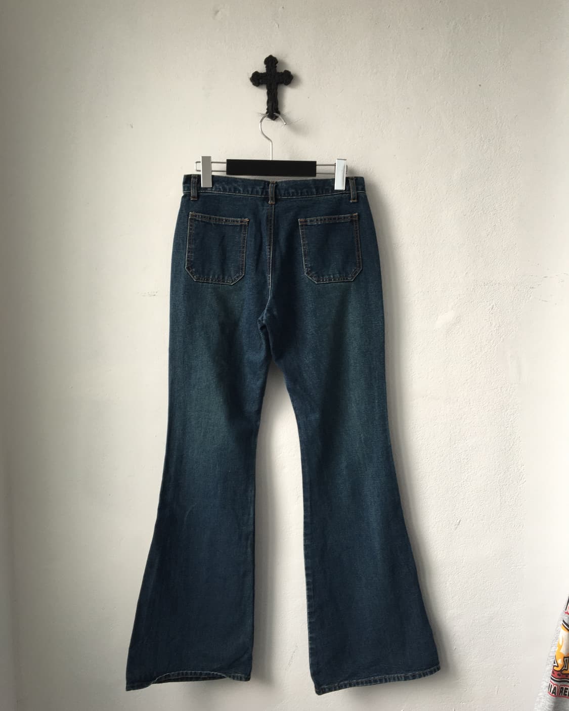 Side stud point denim pants 상품이미지3
