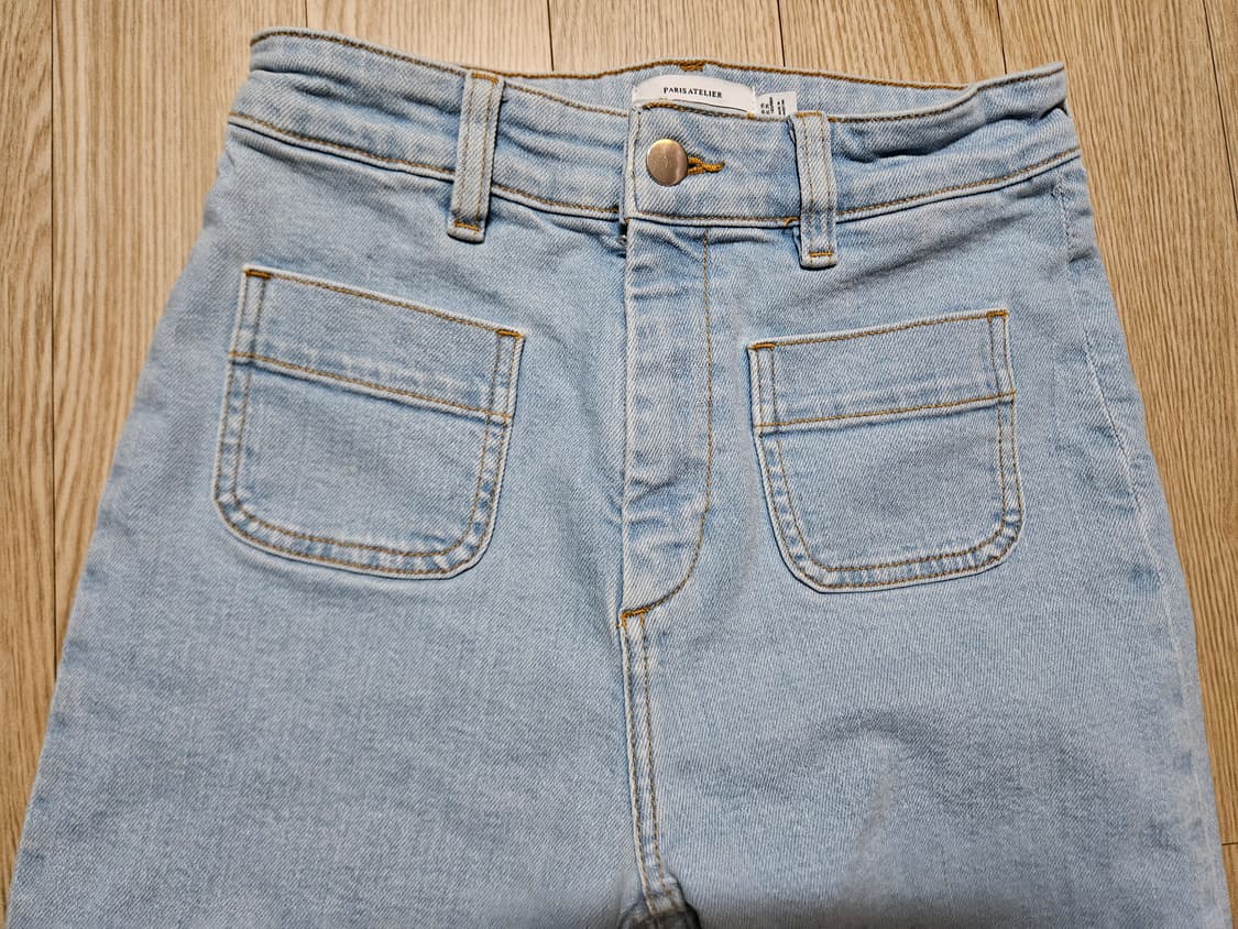 앤아더스토리즈 연청 와이드 데님 상품이미지5