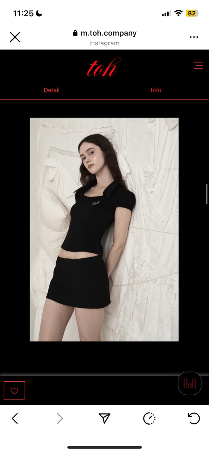 Toh dolly top goth 상품이미지2