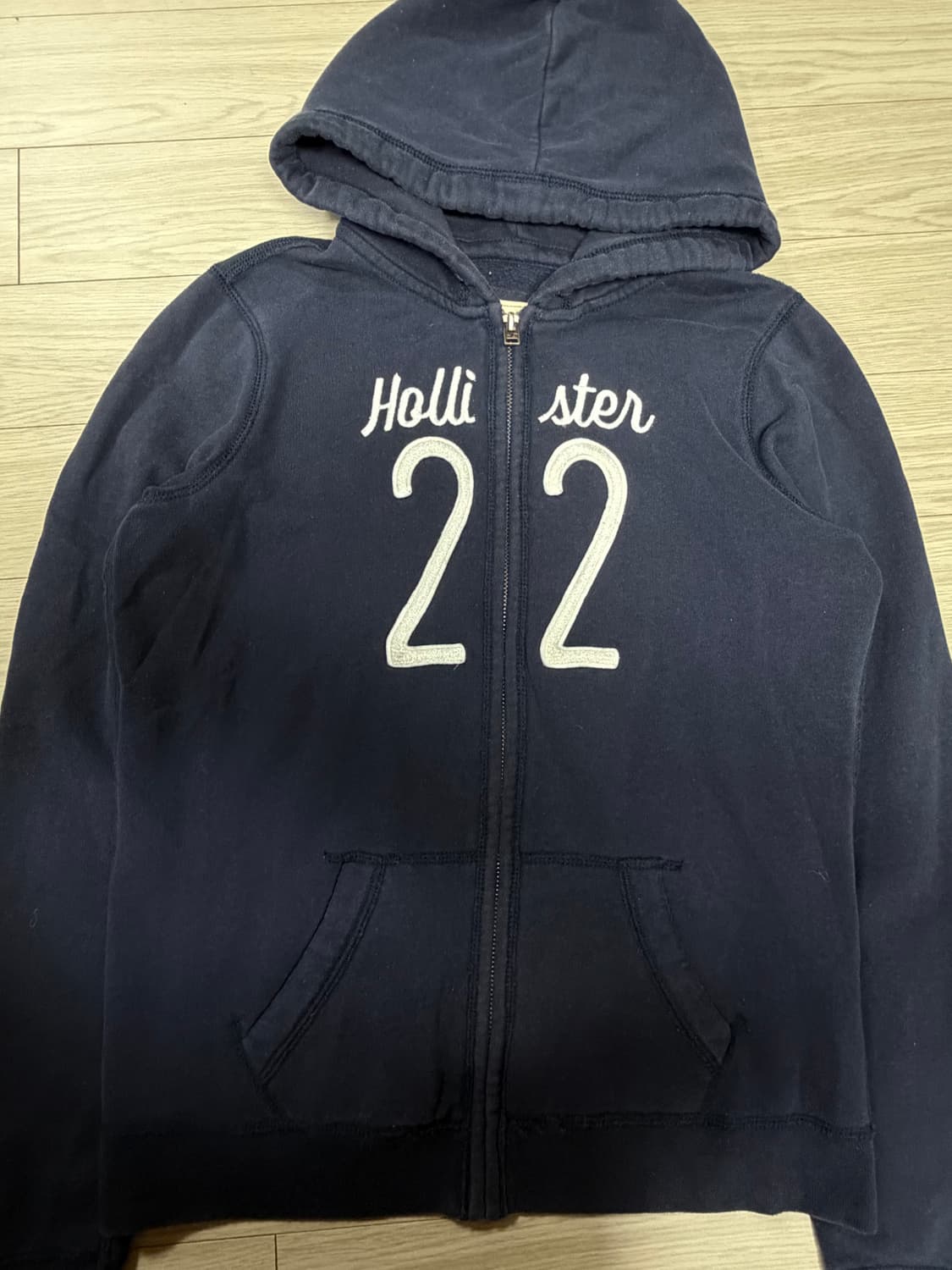 홀리스터 그레이 후드집업 m 상품이미지2