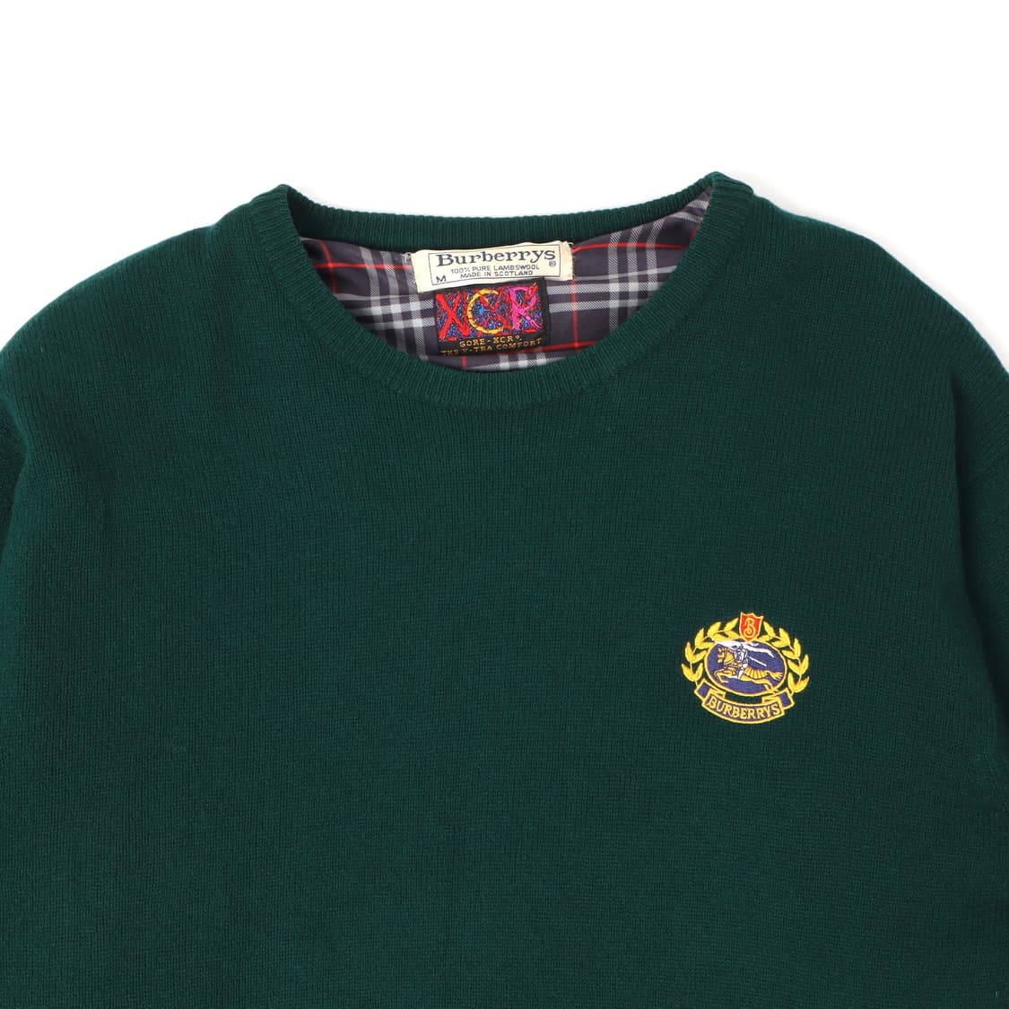 버버리 딥그린 월계수 퓨어 램스울 고어 니트 상품이미지2