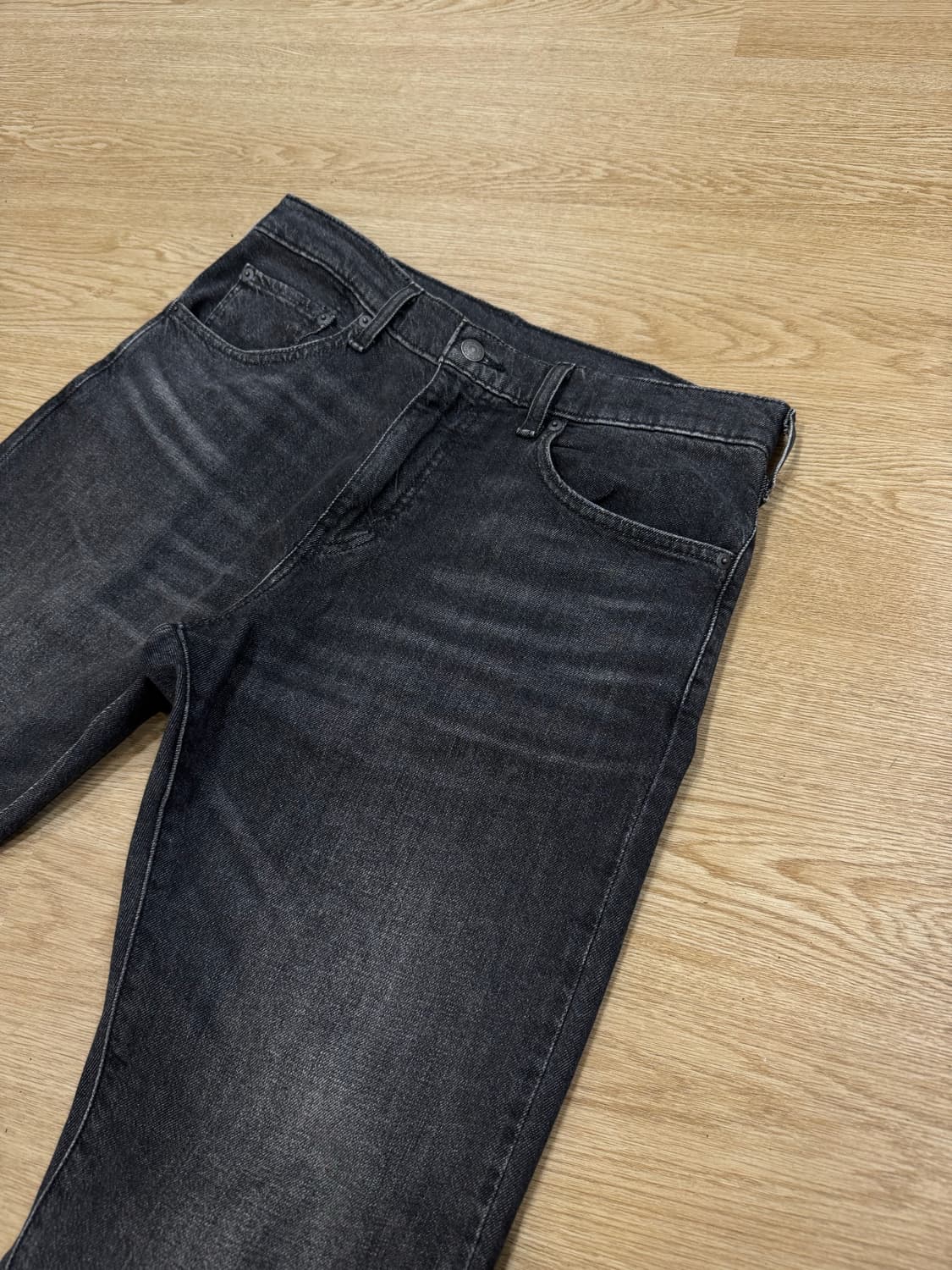 [Levis] 리바이스 517 블랙 흑청 워싱 데님 (33/32) 상품이미지6