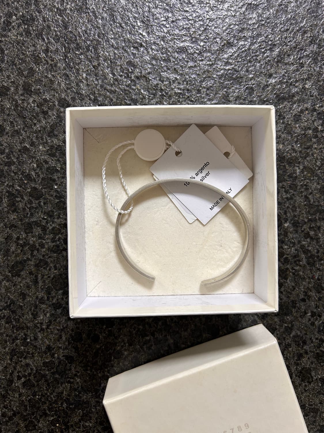 마르지엘라 실버 넘버링 팔찌 상품이미지5