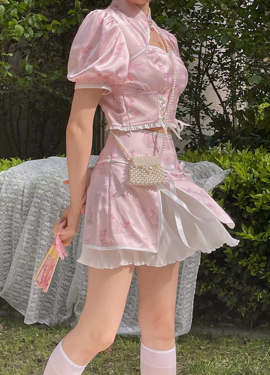 bobon21 보본21 로리타 차이나 셋업 드레스 상품이미지2