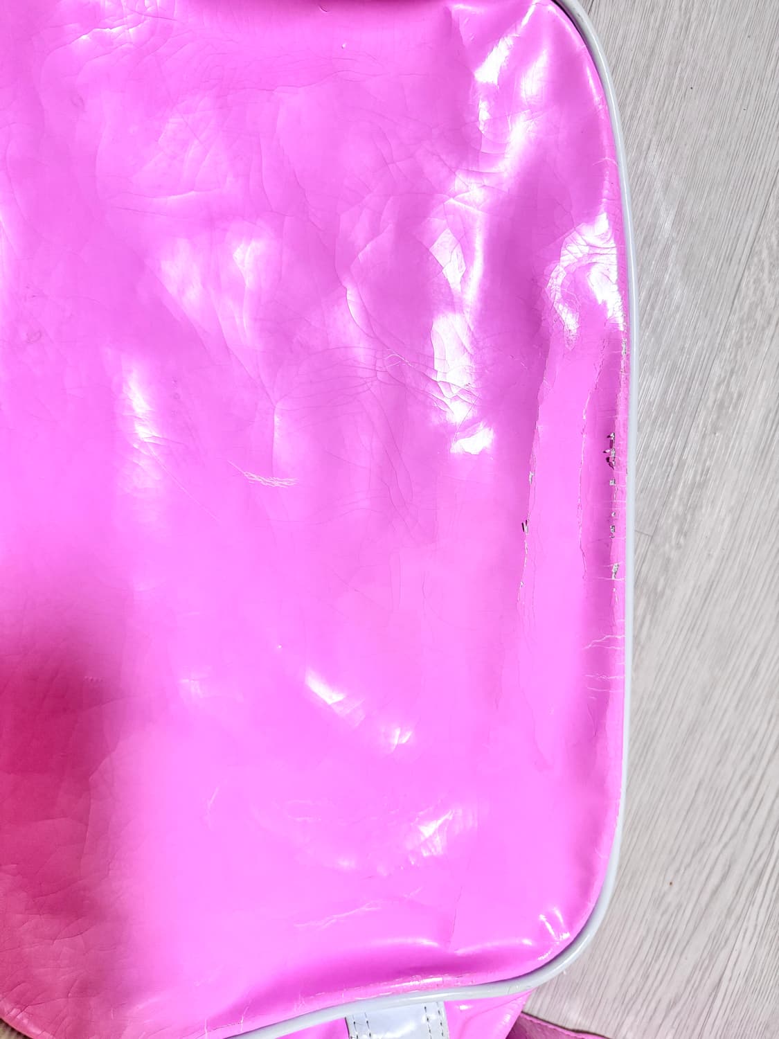 나이키 딸기우유 핑크 갸루 스포츠 에나멜 크로스백 어항빈티지 상품이미지4