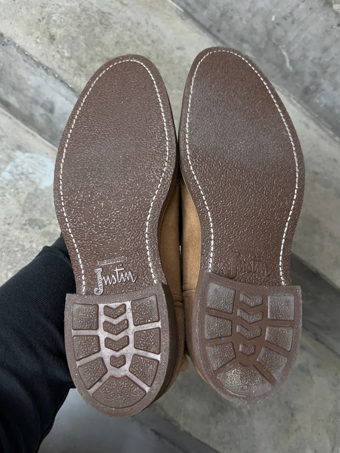 저스틴 러프아웃 스웨이드 부츠 빈티지 웨스턴 부츠 상품이미지8