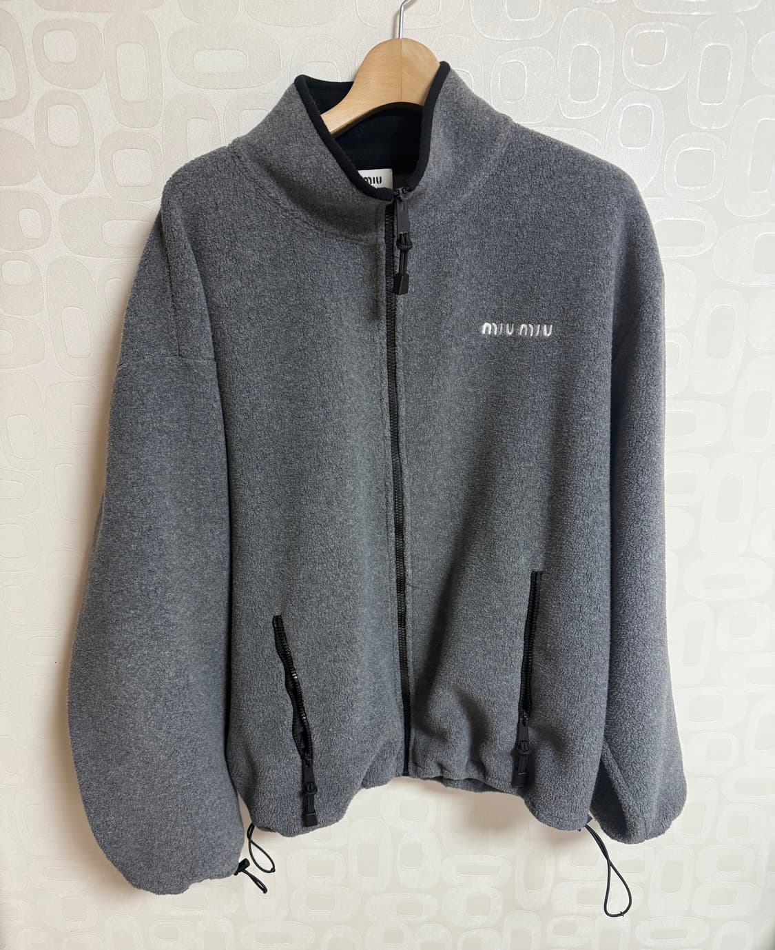 미우미우 miumiu 플리스 집업 후리스 fleece M사이즈 상품이미지1