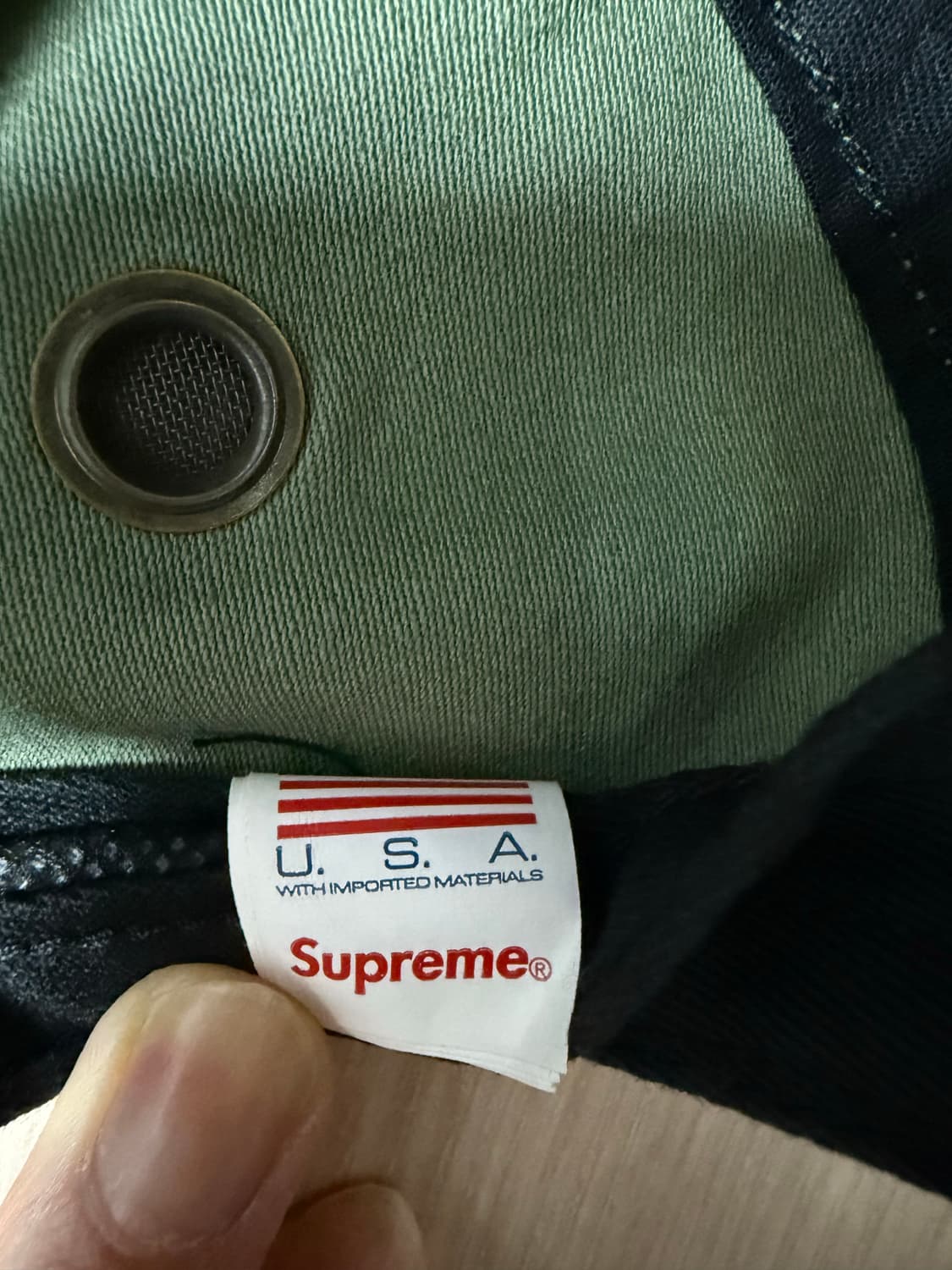 슈프림 밀리터리 캠프캡 올리브 - 24FW 상품이미지3