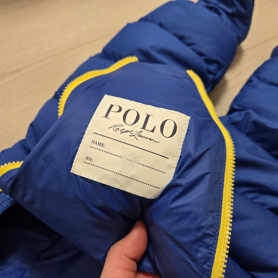 6M 폴로 랄프로렌 베이비 스노우수트 오리털패딩 우주복 상품이미지4