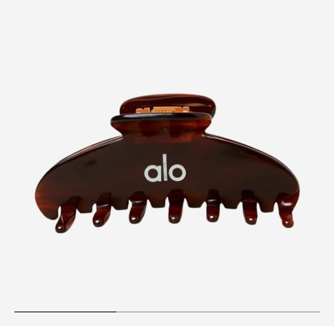 알로요가 alo 90s 클로 클립 헤어클립 브라운 톨토이즈 머리 집게 상품이미지1