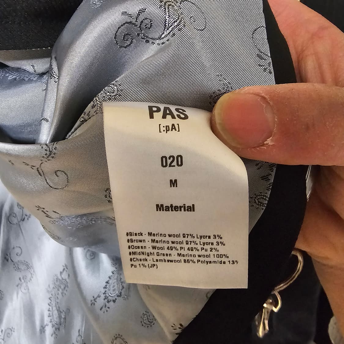 Ourpas pas020 울 숏자켓 상품이미지3