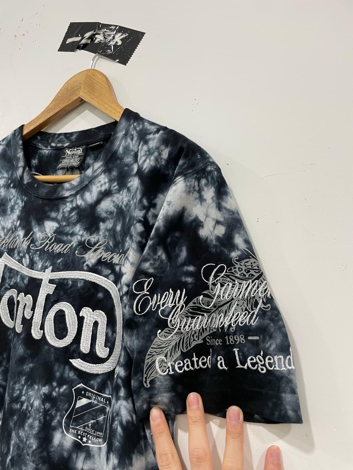 Norton 노튼 타이다이 빅 자수로고 반팔티셔츠 상품이미지7