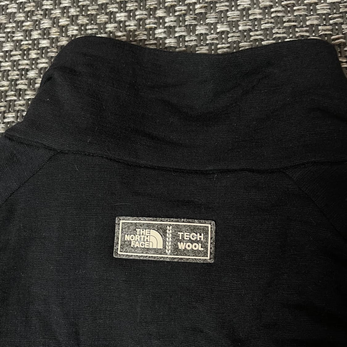 노스페이스 블랙 나일론 면 혼방 집업 자켓 100 상품이미지7