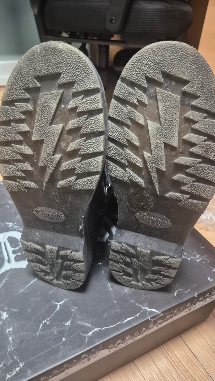 [데모니아] 볼트265 4버클 컴뱃부츠 US8 (상태/하) 상품이미지10