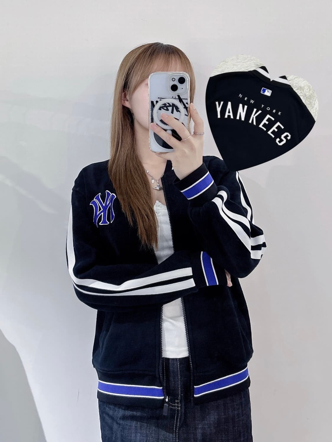 MLB 뉴욕양키스 바시티자켓 상품이미지1