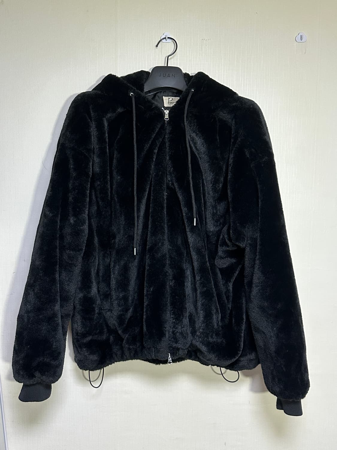 오버핏 시어링후드집업 털후드 110 상품이미지1