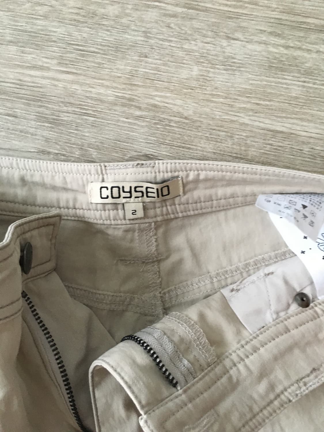 코이세이오 스냅워크팬츠 라이트 베이지 2사이즈 팝니다 상품이미지4
