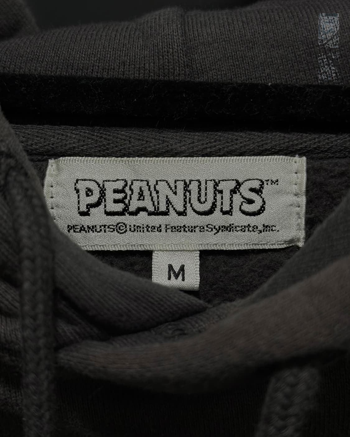 PEANUTS 스누피 후드 차콜 [M] 상품이미지5